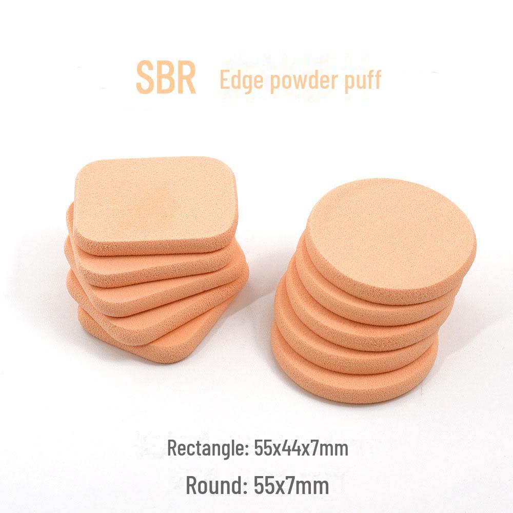 Professional Makeup Sponge Set - Skin Tone, Flat & Square for Dry Powder Application