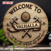 Round Metal Wall Art for Living Room Study Hallway Decor