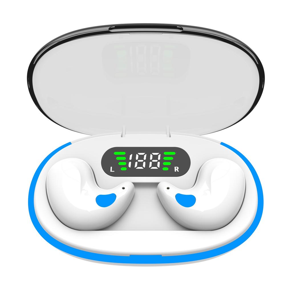 MD528 Bluetooth Headphones with TWS Dual-ear Close-fitting Design, Comfortable To Wear During Sleep, Private Mold, and Ultra-long Battery Life