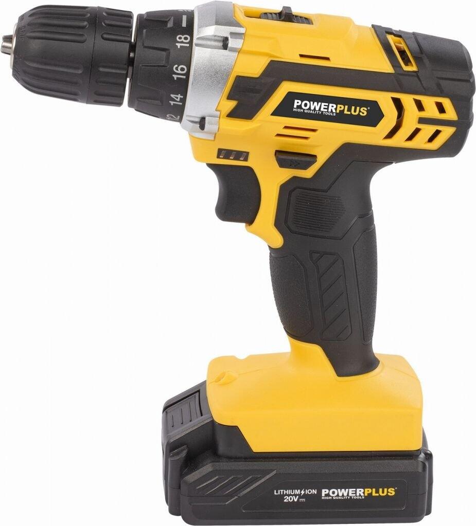 Дрель-шуруповёрт PowerPlus Drill driver 20V (3x batteries)