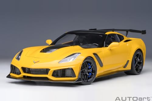 AUTOart 1/18 Scale Chevrolet Corvette (C7) ZR1 Yellow Finished Product