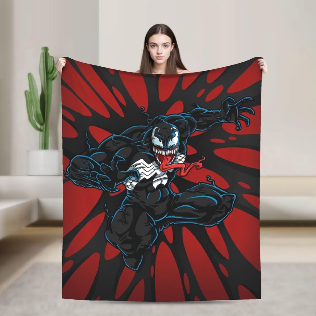 Venom Blanket Plush Awesome Soft Throw Blanket for Coverlet Decoration