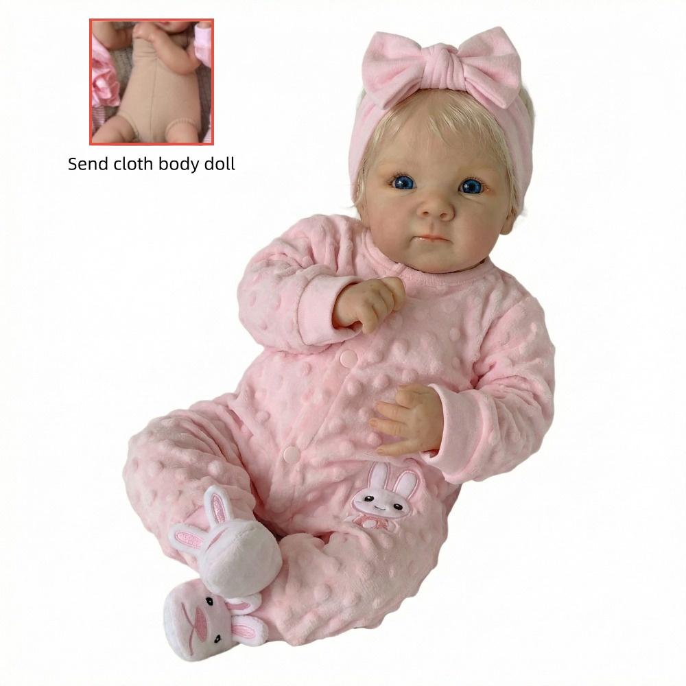 Lovely Reborn Babies Dolls Bettie Soft Full Vinyl or Cloth Body Optional Newborn Dolls So Truth Like Emulation Doll for Toddler Children Birthday Gift