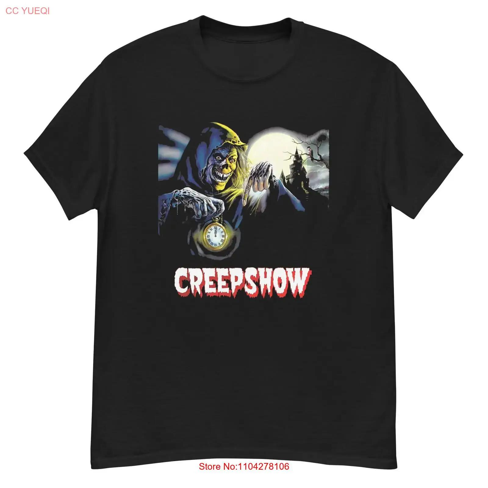 

Creepshow cult horror film fan art t shirt vintage Washed Breathable Stylish Versatile homme Stretched designer clothes S разноцветный