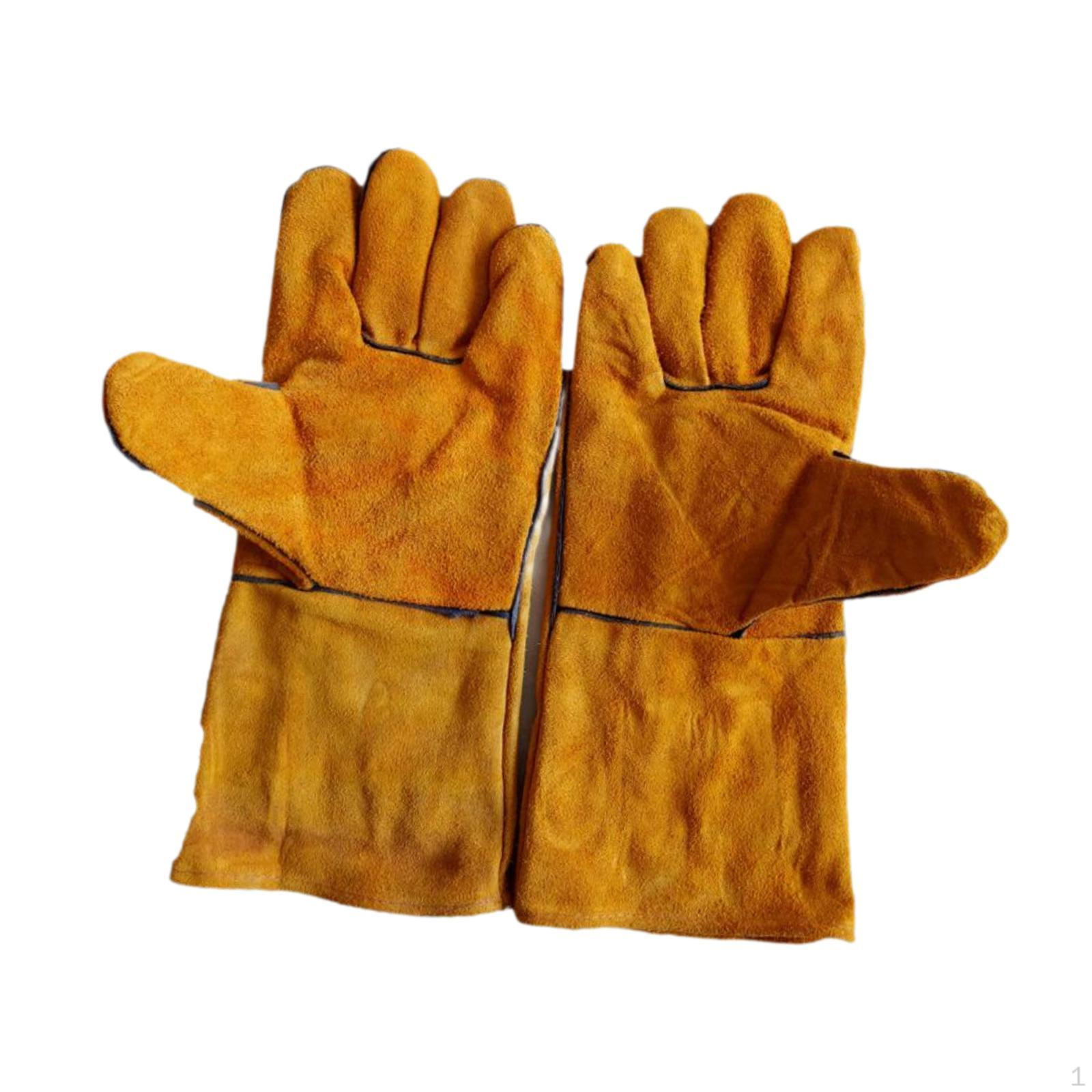 

Сварочные перчатки из искусственной кожи термостойкие для камина строительных проектов