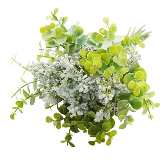 1Bouquet Artificial Vanilla Fruit Eucalyptus Leaves Wedding Party Home Art Decor