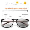 1/3 Pairs Anti Blue Light Photochromic Reading Glasses Classic Rectangular Eyeglasses for Business Professionals