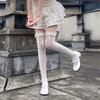 Black Hottie Pure Wind Over Knee Stockings Sweet Lace Lolita JK Stockings Cute Bow Calf Socks
