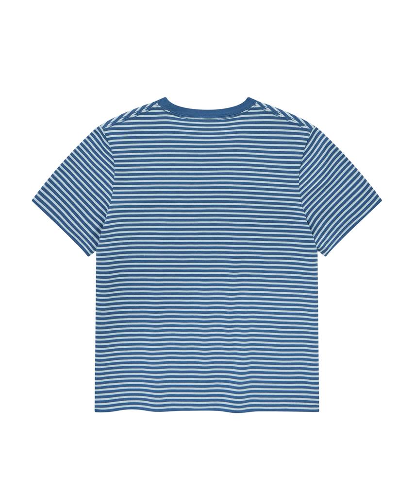 COVERNAT WOMAN Striped T-Shirt Blue