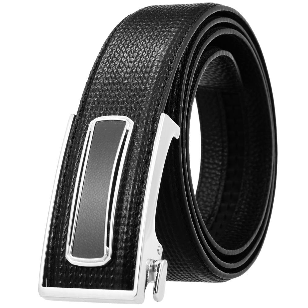 Ceinture tendance en cuir de vachette pleine fleur, boucle intérieure ceinture homme Ly36-23018-5