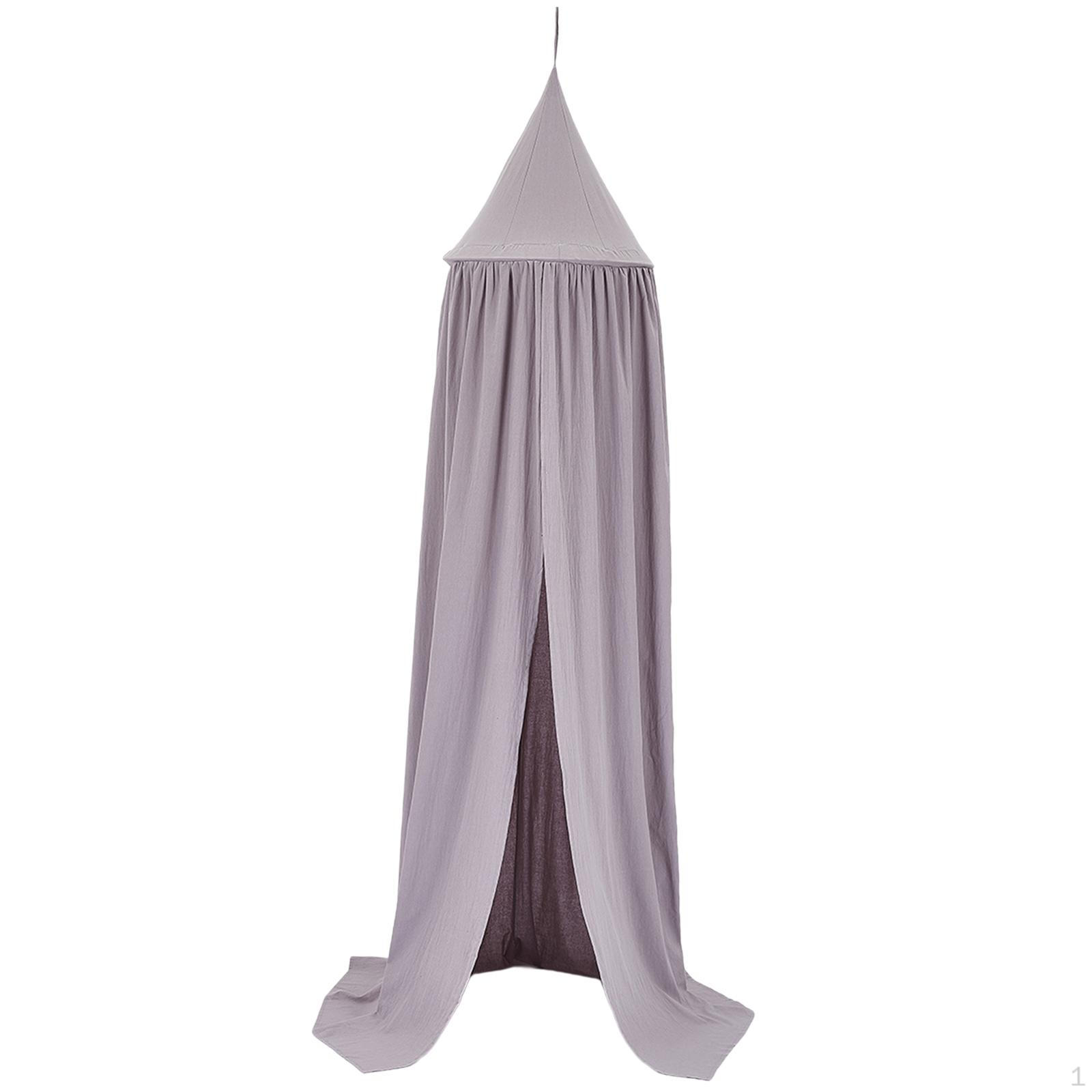 

Детская кровать балдахин балдахин украшения, круглый, купол, принцесса сетка, замок игровой палатка для ребенка серый