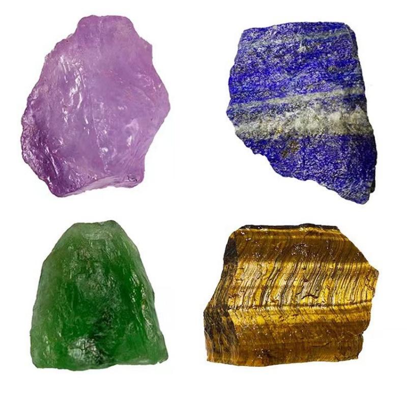 Light Amethyst Fluorite Aromatherapy Stone Amethyst Stone Carved Large 5-7cm Gift Rough Stone