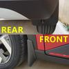 Flaps Mudguard 4Pcs Black Direct Replacement Front Rear Simple Design For Hyundai Venue Splash Practical To Use