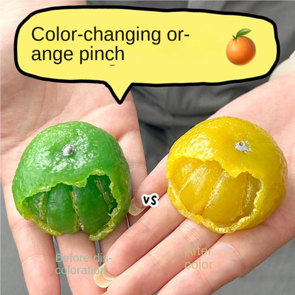 Peeling Orange Color-changing Squeeze Toys Simulation Mango Squeeze Toy  Charisma Gift
