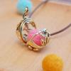 Vintage Hollow Pendant Necklace Can Be Opened, Long Pendant Accessory For Women