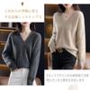 NONELECEDOLE Knit Long Solid Loose Slimming Plus Sizes Perfect for Everyday Winter Women's Sweater, V-Neck, Sleeve, Color, Fit, Pullover, Fashionable,