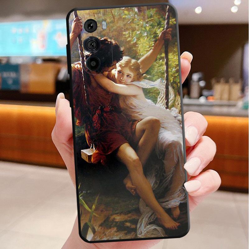 

Renaissance art Painting Phone Case For Motorola Edge 60 50 40 Pro 60 50 40 30 Ultra Neo Fusion Moto G Play G Stylus G Carcasas Moto Edge 50 Ultra