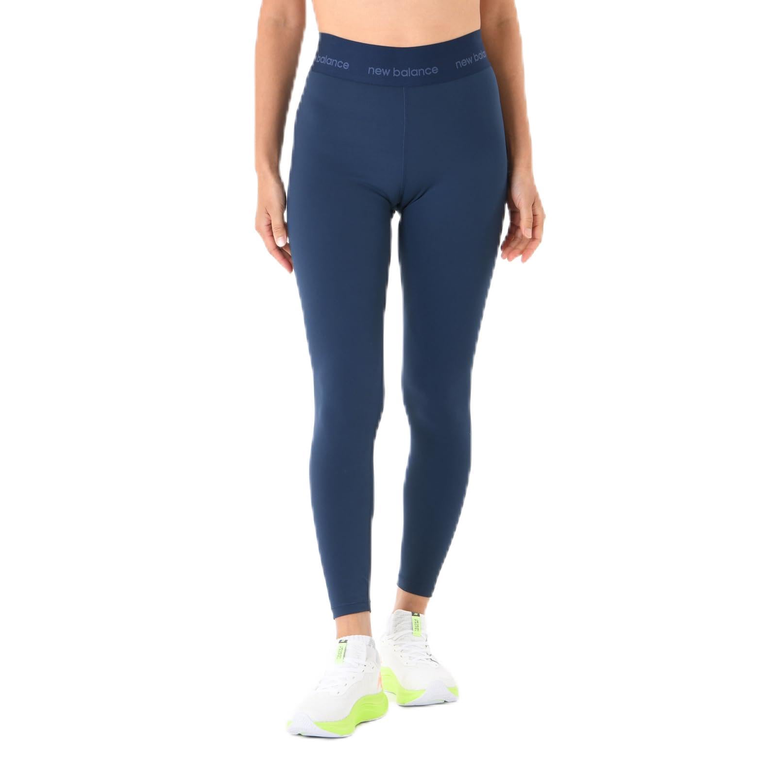 

NB Элегантные леггинсы с высокой посадкой 25 дюймов тайтсы спорт бег тренажерный зал тренировки йога NNY L [New Balance] (WP41177) Женский (NB ВМС)