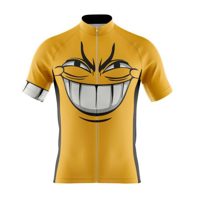 1 Maglia da Ciclismo Cartone Animato Traspirante Asciugatura Rapida Performance Maglia da Bici Uomo Squadra Corsa su Strada