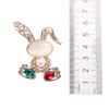 Pearls For Women Exquisite Rabbit Brooch Korean Style Brooch Rhinestone Pins Suit Accessories