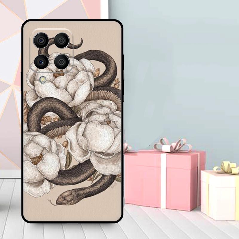 The Snake and Fern Case For Samsung Galaxy M16 M31 M21 M13 M33 M53 M15 M35 M55 M36 M56 M12 M32 M52 M14 M34 M54