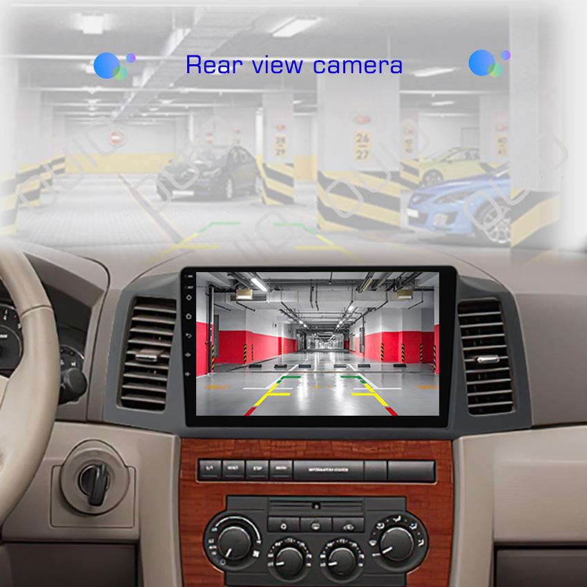 2din 8G+128G HD IPS Android 10 Car Radio Multimedia Player Carplay Auto GPS Navi DSP NO DVD For Jeep Grand Cherokee 2004-2007