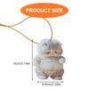 Feline/Canine Car Decors Acrylic Hanging Charm Easy Install Interior Styling Accessory Auto Interior Ornament for Vehicle