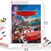 DIY Diamond Painting Cars Full Square Round Drill Lightning Mcqueen Cross Stitch Embroidery Cartoon Mosaic Wall Ar
