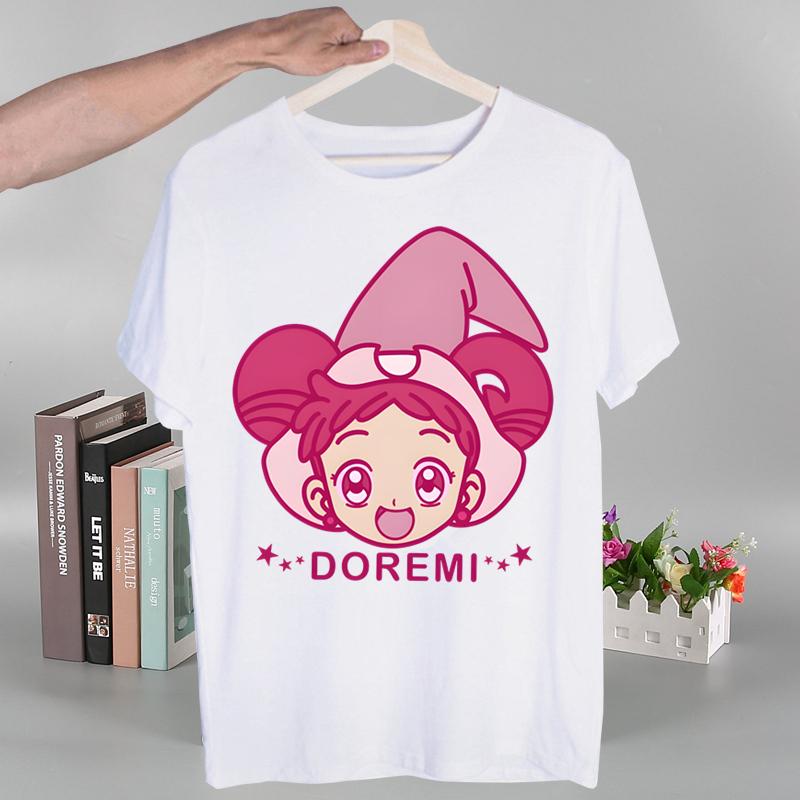 Ojamajo Doremi Magical  Harajuku T-shirts Summer  Unisex/Wo Unisex Hip Hop Funny Print Tshirt Streetwear T Shirt Short Sleeve Tee Top Shirt
