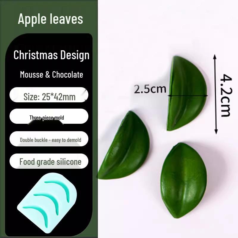 Silicone Christmas Sleigh Mold: Food-Grade Chocolate Shells for Fun Festive Cake and Mousse Decorations