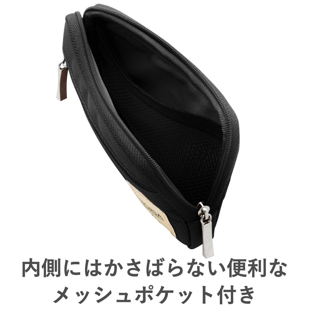 ELECOM Gadget Slim Pouch, Bag-in-Bag, Type, Small, Black, BMA-GP01BK