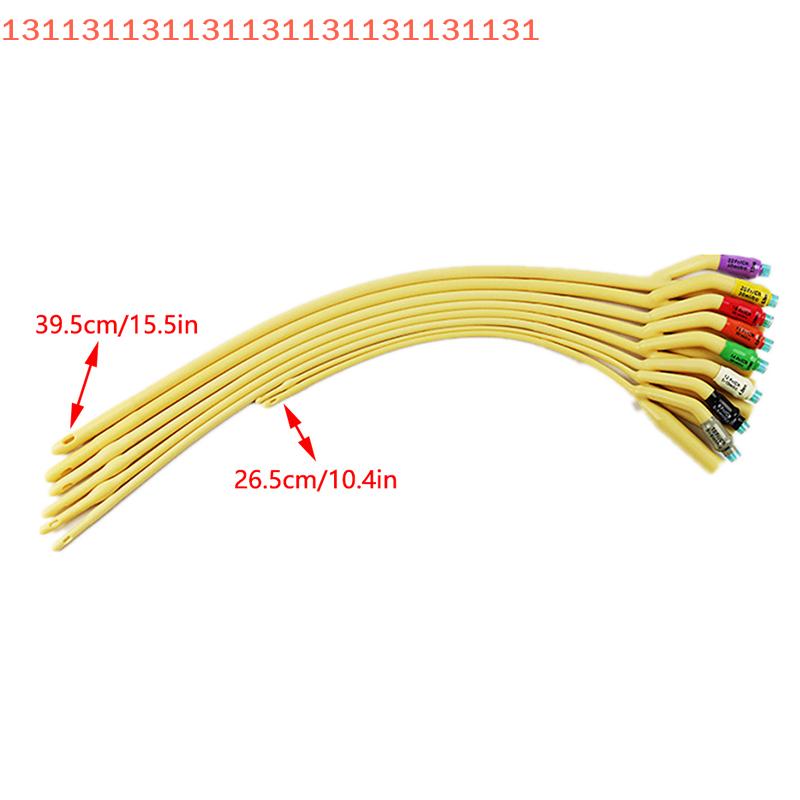 1pcs 2/3 Chamber Latex Catheter Silicone Coated Sterilized Urethral Catheter Male/Women/Children Urinary Catheter