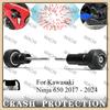 Motorcycle Crash Protection For Kawasaki Ninja 650 2017 - 2024 Wheel Falling Protector Bobb 2018