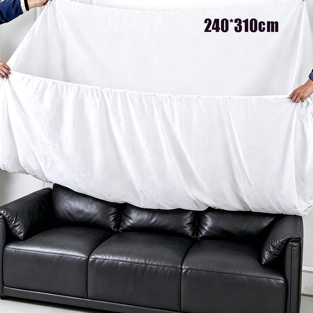 Elastic Disposable Dust Covers Waterproof All Wrapped Dust-proof Cover Large Size Drawstring Furniture Dust Cover