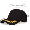 Brim Design Baseball Caps Wheat Ear Embroidery Sunscreen Hat Casual Hats  Outdoor Activities