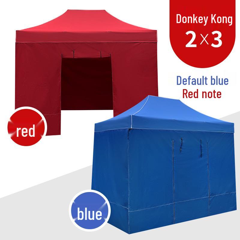 Large Telescopic Outdoor Advertising Tent: Folding Rainproof Canopy and Sunshade with Four-Legged Design