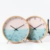 Modern Simple Nordic Ornament Seat Clock Table Clock Creative Clock Living Room Bedroom Decoration Large Size Silent Desktop Shaoyi