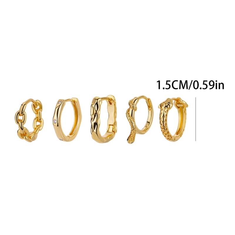 Geometric Hoop Earrings for Women Fashionable Square Ear Rings Exaggerated Ear Pendants Elegant Evening Party Jewelry
