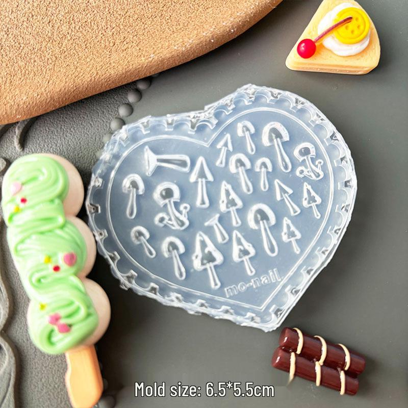 Stampi per Unghie Artistiche 3D in Alta Trasparenza - Design Orsetto, Fiocco, Bouquet
