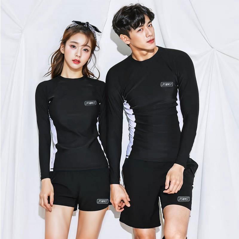 Mens Quick-Dry UV Protection Rash Guard Set Long Sleeve Pants Snorkeling Swimming Surfing Diving