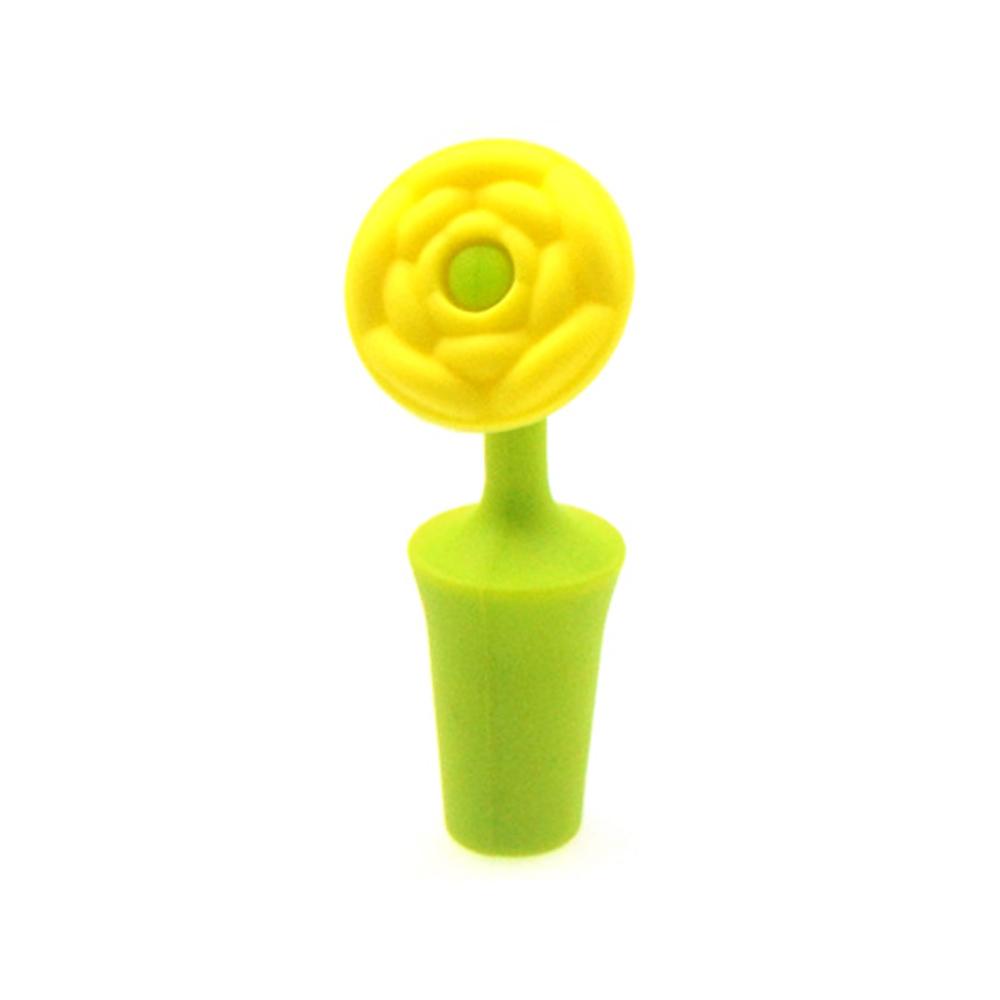 Silicone World Bauhinia Flower Silicone Wine Stopper  Vacuum Red Wine Bottle Stopper Sealed Champagne Drinks Wine Stopper Tools