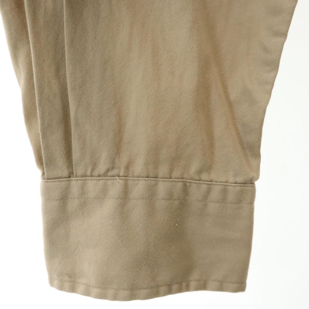 RRL 90s Old Initial Tag Red 3 Stars Long Sleeve Cotton Shirt Ralph Lauren Men's Used