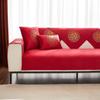 Wedding Red Sofa Cushion Wedding Red Anti Slip Cushion China-Chic New Year Celebration Anti Slip Sofa Cover