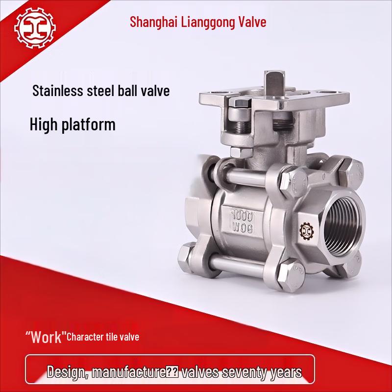 Leiqi Stainless Steel High Platform Ball Valve CN plug (adapter included)
