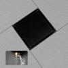 Brass Shower Drain Bathroom Floor Drain Tile Insert Washroom Invisible Drain Cover Square Waste Floor Drain 10X10 CM Rose Gold