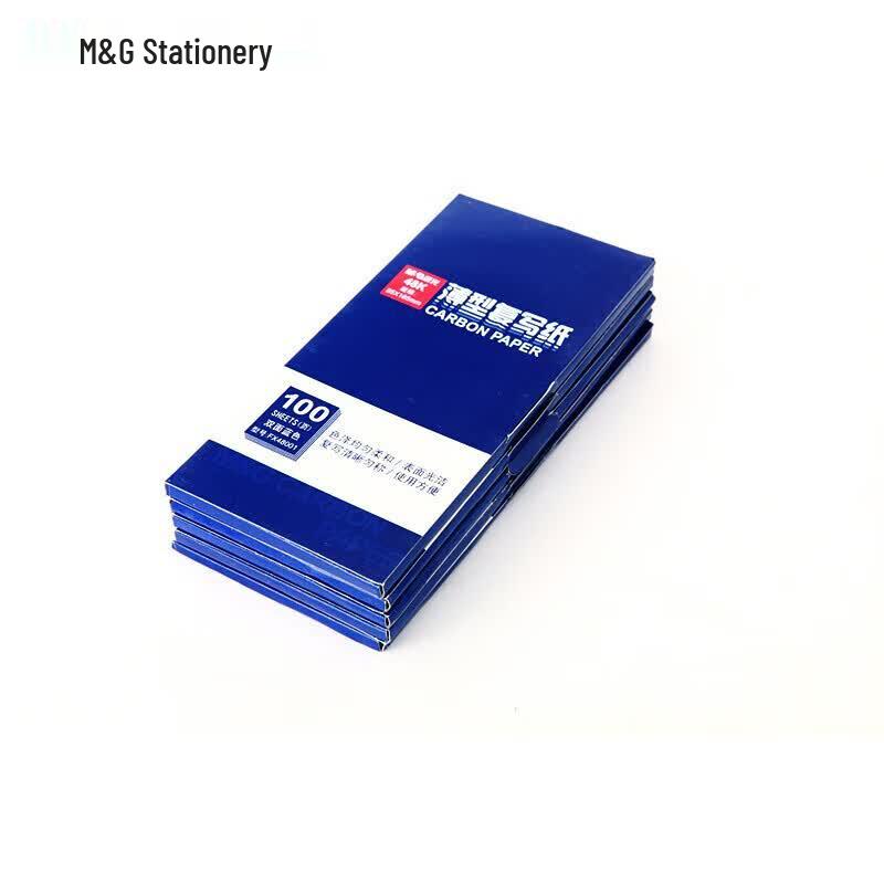 M&G Blue Carbon Copy Paper, 48K, 100 Sheets