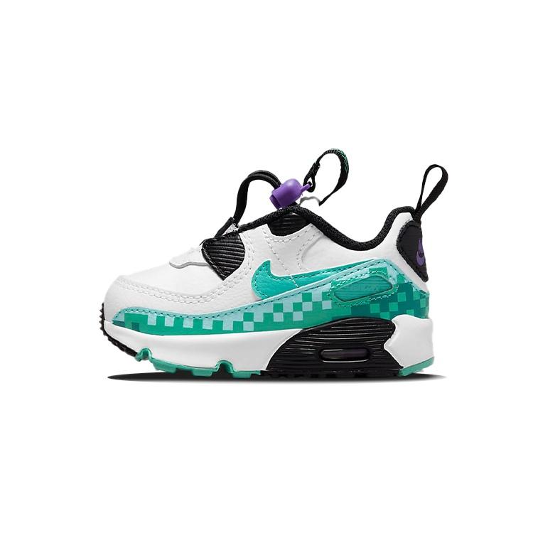 (TD) Nike Air Max 90 Toggle SE White Psychic Purple Washed Teal Baby DN3265-100 EU 22