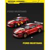 1/42 Scale 2018 Ford Mustang GT Super Racing Assembly Toy Car Alloy Diecast Metal Collection Gift Toys with Box