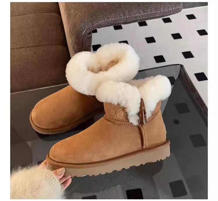 

Мода 2024 Новые женские ботильоны Горячие Легкие Удобные Ботинки на платформе Зимние С мелким круглым носком Повседневные ботинки для женщин 40 малиновый