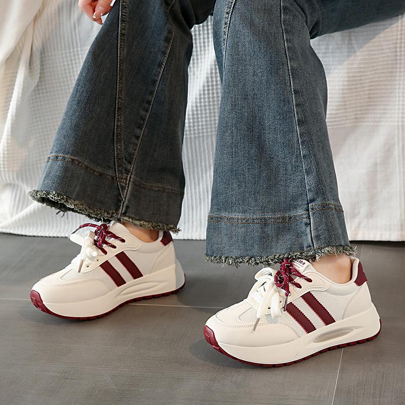 Fashion CRLAYDK Summer Women's Non Slip Tennis Platform Walking Shoes Breathable Running Sneakers Casual Mesh Comfortable Trainers